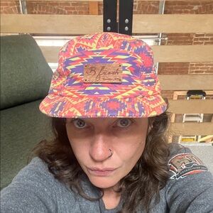 B fresh Denver - Vibrant geometric pattern 5 Panel style Cap worn only once
